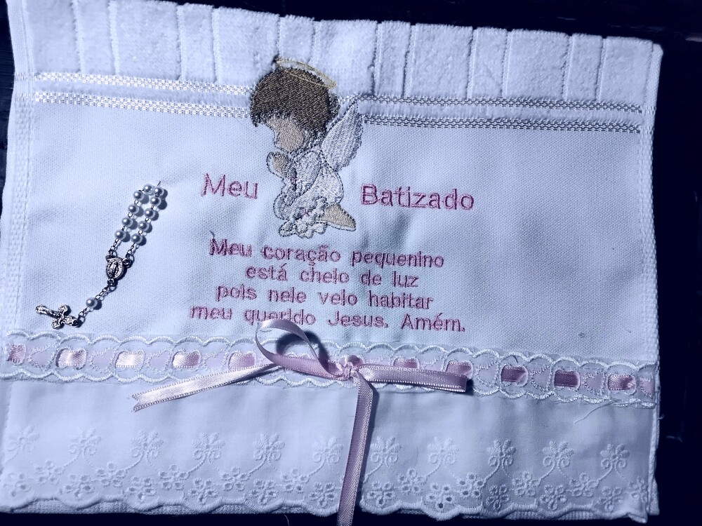 Toalhinha de Mão com Anjinho 008
