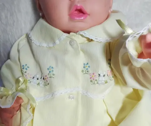 Conjunto de Fustão Colegial 007 Amarelo