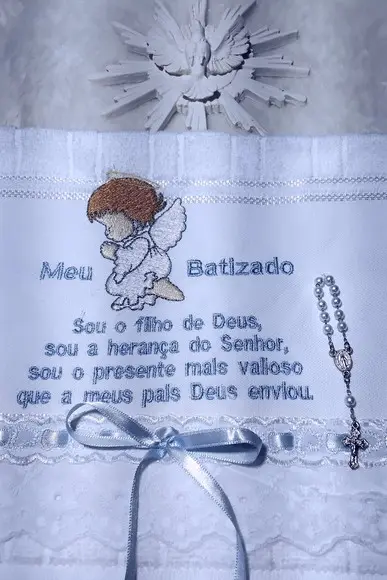 Toalhinha de Mão com Anjinho 019