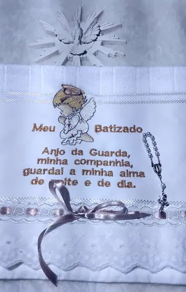 Toalhinha de Mão com Anjinho 021