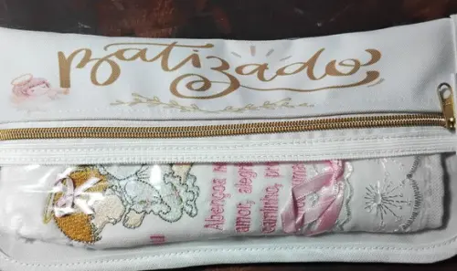 Toalhinha de Mão com Anjinho 025 e Necessaire