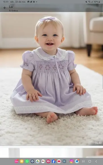 Vestido de Listras em Lilás Casinha de Abelha 002