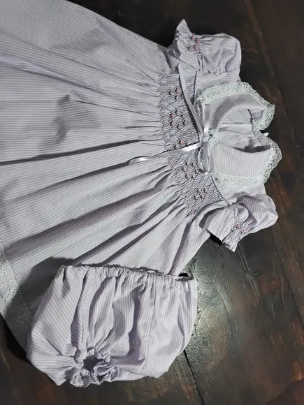 Vestido de Listras em Lilás Casinha de Abelha 002