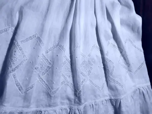 Vestido ou Mandrião de Batismo  Alice 001