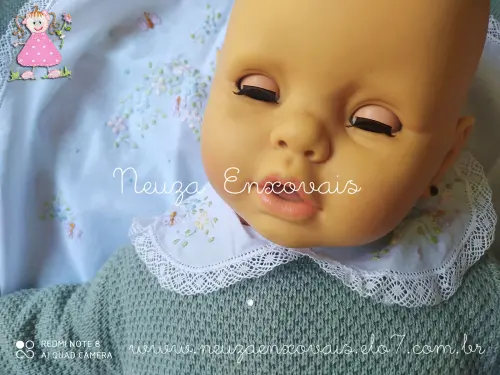 Saída de maternidade em malha verde