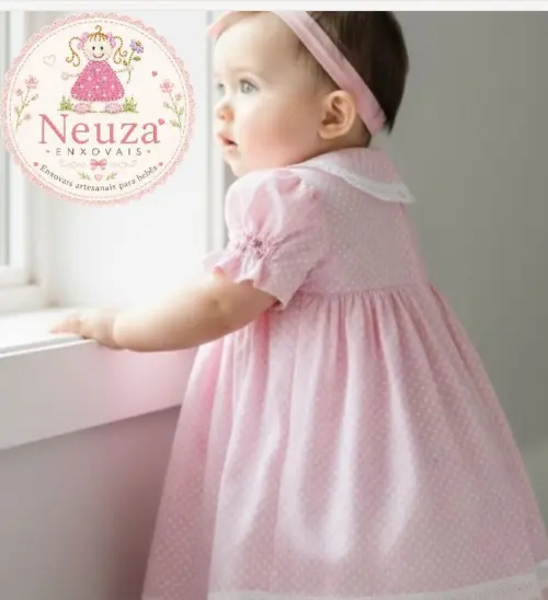 Vestido Rosa de Poás Casinha de Abelha 008