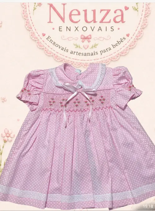 Vestido Rosa de Poás Casinha de Abelha 008
