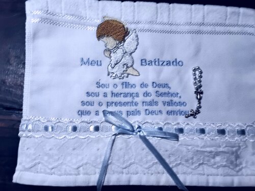 Toalhinha de Mão com Anjinho 07
