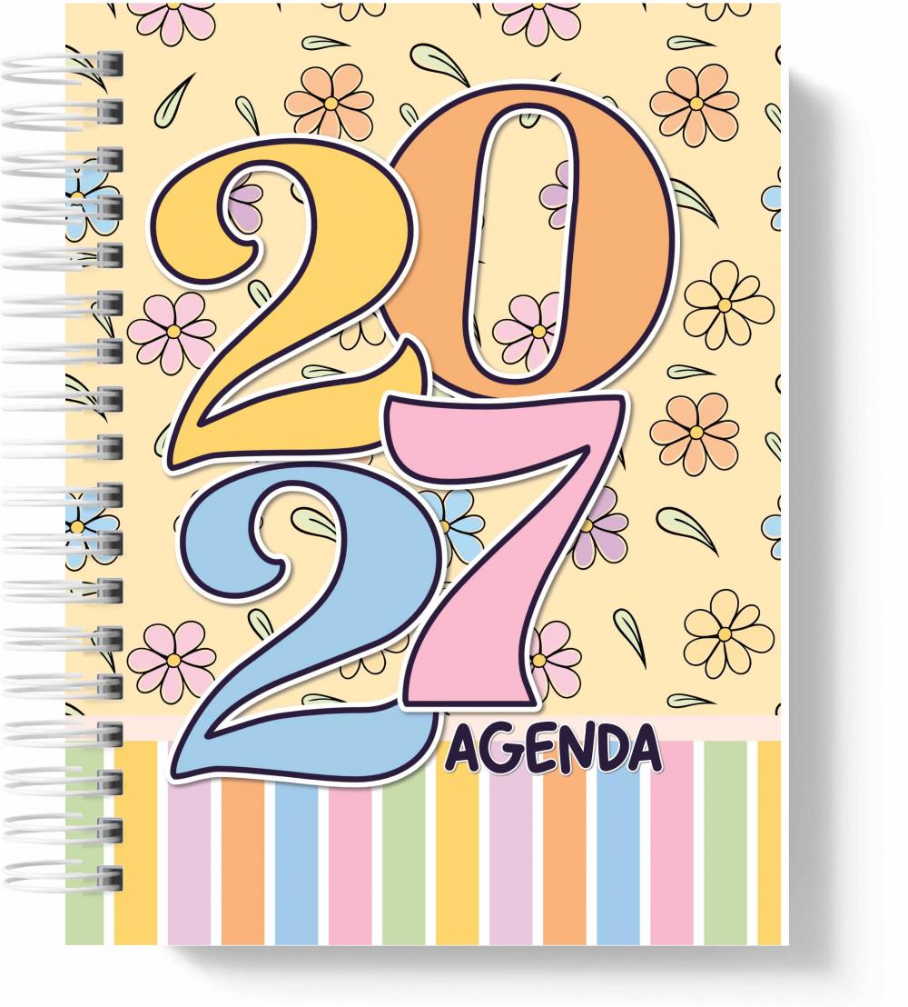 Agenda Color 2027 - 2 Dias por página