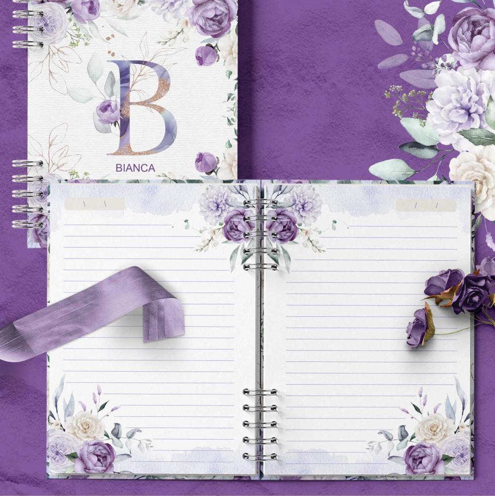 Caderno Versículos Violeta A5