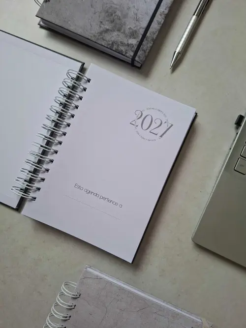 Agenda Comercial 2027 Profissional | 2 Dias por página | Planeja