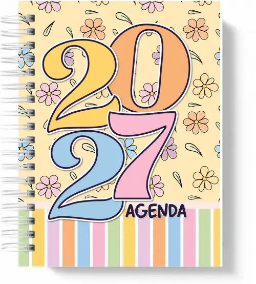 Agenda Color 2027 - 2 Dias por página
