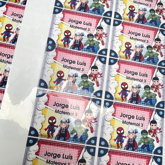 Adesivo Vinil Impresso os Vingadores