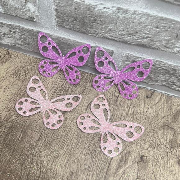 Apliques Borboletas Glitter