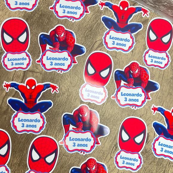 Apliques Tubetes Homem Aranha