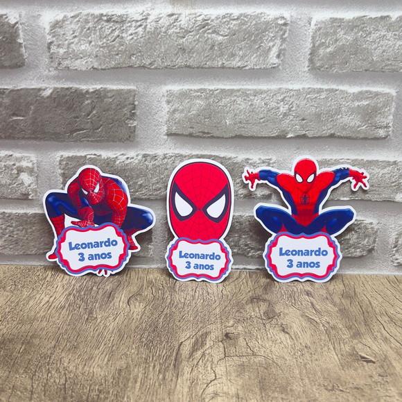 Apliques Tubetes Homem Aranha