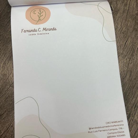 Bloco De Folhas Receituário