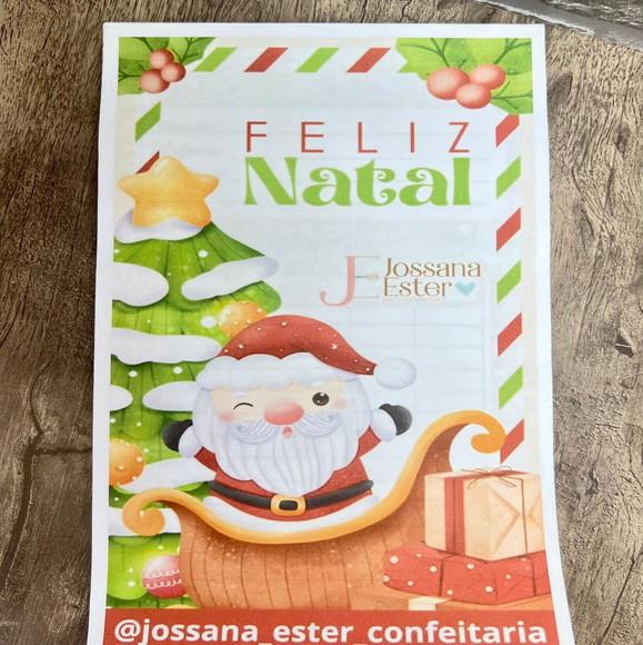 Bloco de Pedidos Natalinos