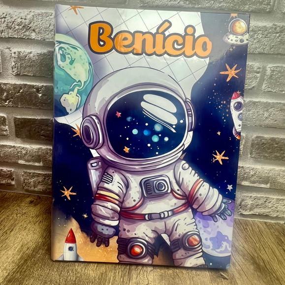 Caderno Brochura Personalizado Astronauta