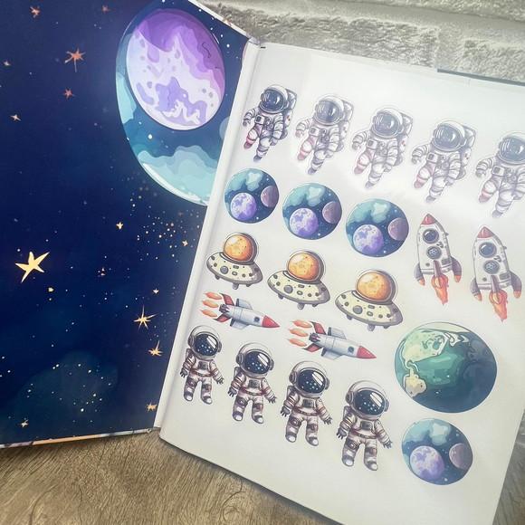 Caderno Brochura Personalizado Astronauta