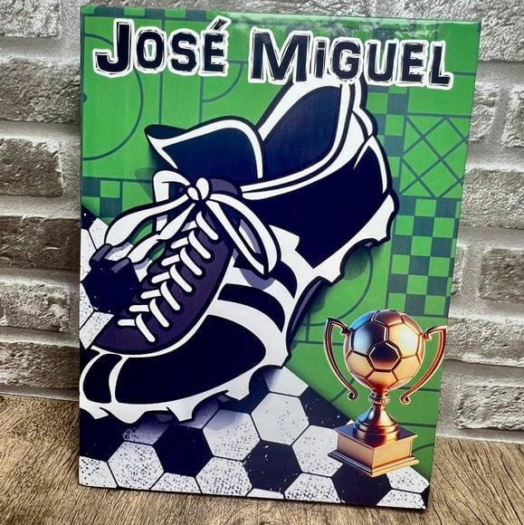 Caderno Caligrafia Personalizado Futebol