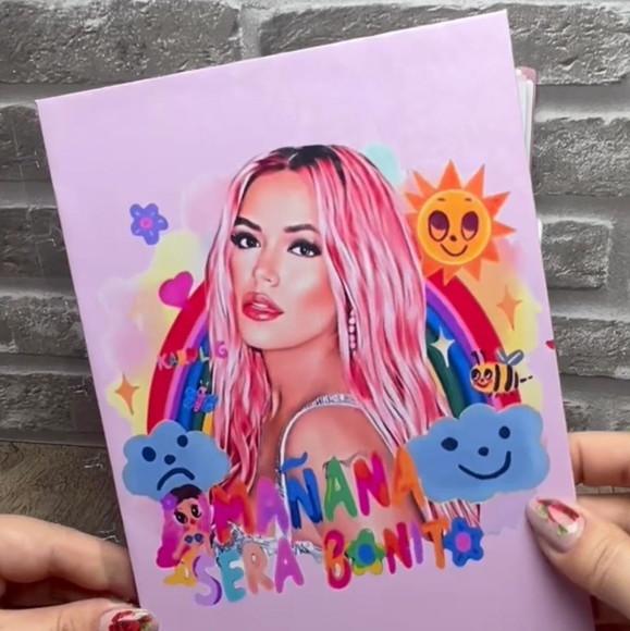 Caderno de Discos Karol G Bichota Season