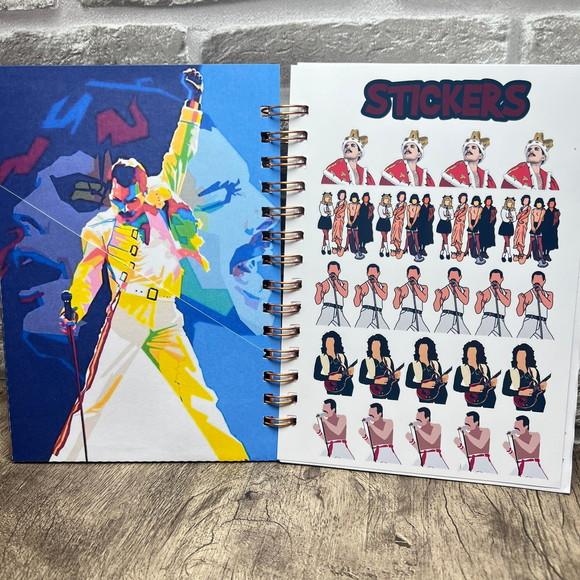 Caderno Queen Freddy Mercury
