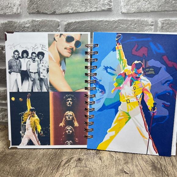 Caderno Queen Freddy Mercury