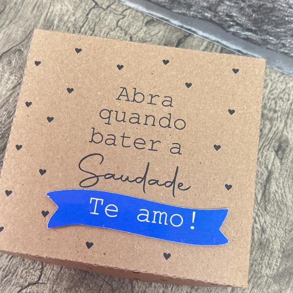 Caixa de Fotos e Mensagem Casal