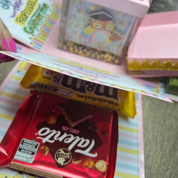 Caixa Explosão Chocolates Coruja Dia dos Professores