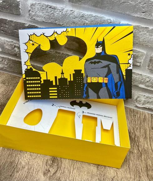 Caixa Kit Mini Confeiteiro Batman
