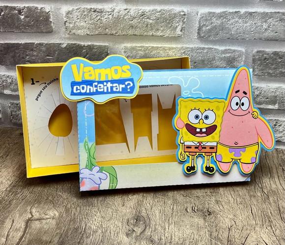 Caixa Kit Mini Confeiteiro Bob Esponja