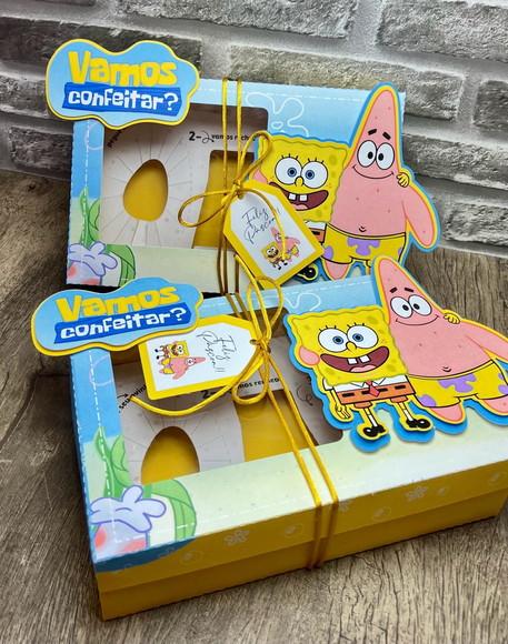 Caixa Kit Mini Confeiteiro Bob Esponja