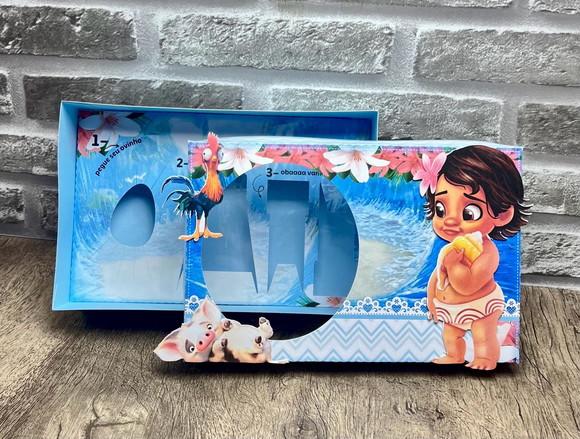 Caixa Kit Mini Confeiteiro Moana Baby