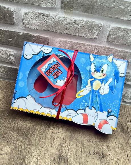 Caixa Kit Mini Confeiteiro Páscoa Sonic