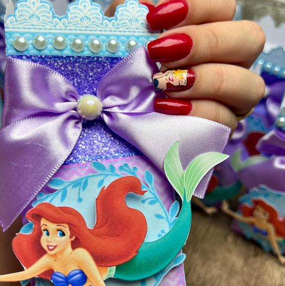 Caixa Meia Bala Ariel a Pequena Sereia