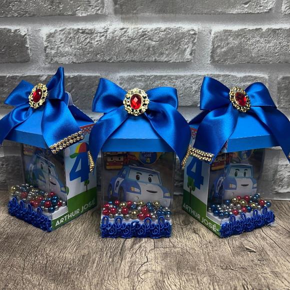 Caixa Milk Vitrine Shaker Robocar Poli