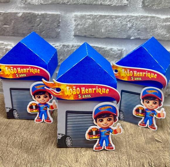 Caixa Pit Stop Hot Wheels