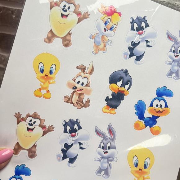Cartela de Adesivos Personalizados