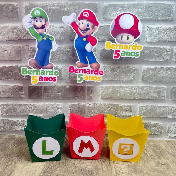 Centro de Mesa Super Mário Nome