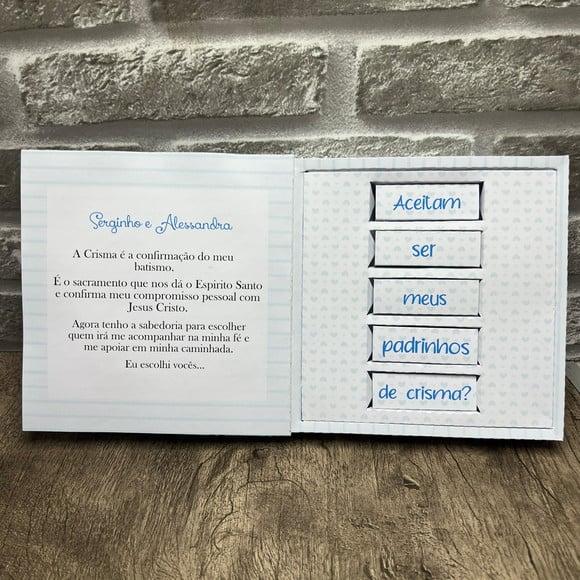 Convite Padrinhos de Crisma