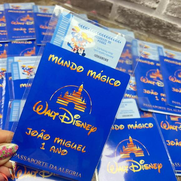 Convite Passaporte Disney