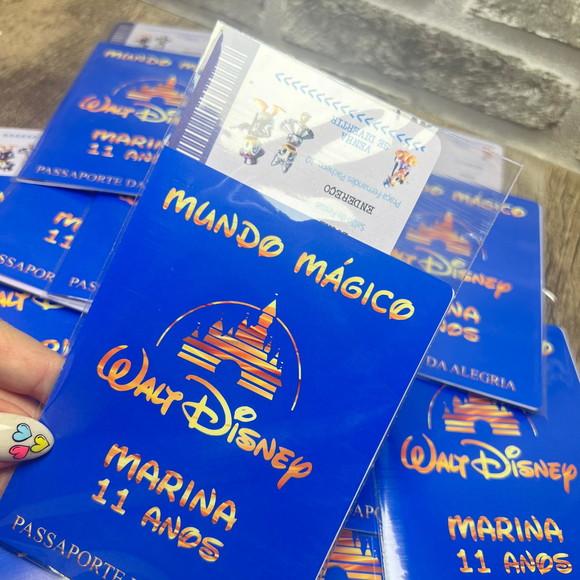 Convite Passaporte Disney 100 Anos