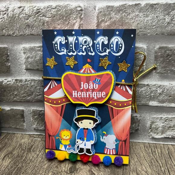 Convites Circo Luxo Pirulito