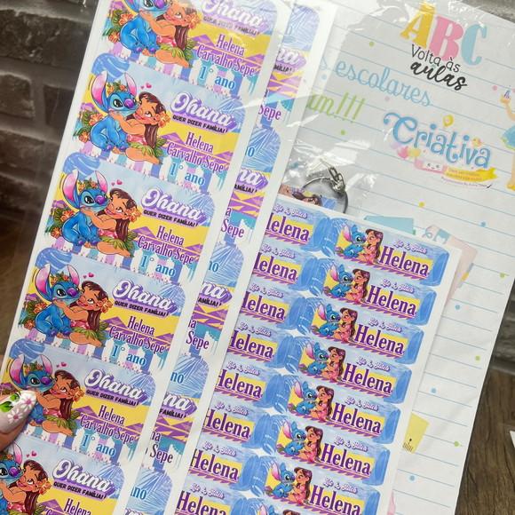 Etiquetas Escolares Combo Diversos