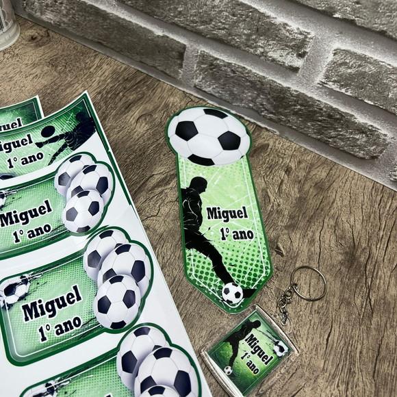 Etiquetas Escolares Combo Futebol