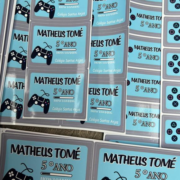 Etiquetas Escolares Combo Game Playstation