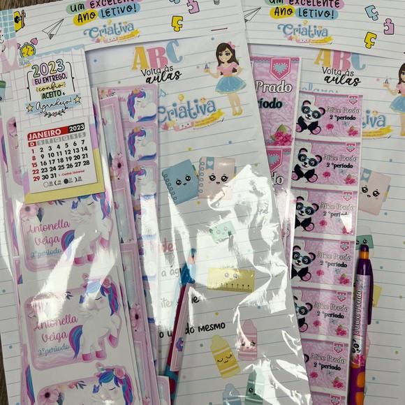 Etiquetas Escolares Combos
