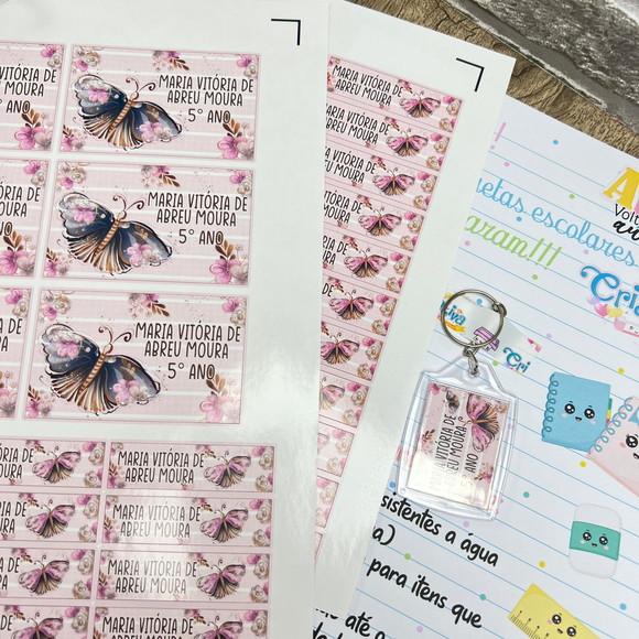 Etiquetas Escolares Combos 3