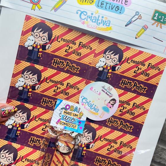 Etiquetas Escolares Harry Potter